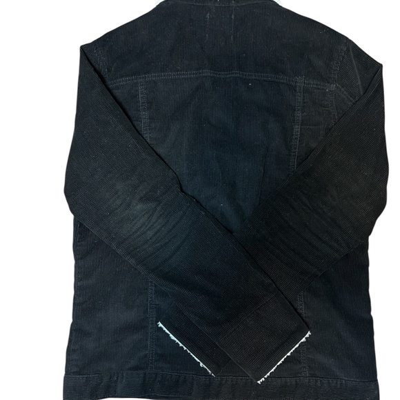 Boohoo MAN Corduroy jacket in Black - Picture 2 of 3